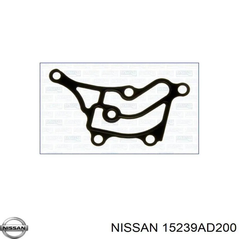 15239AD200 Nissan/Infiniti Pierścień uszczelniający między korpusm filtra oleju a wymiennikiem ciepła