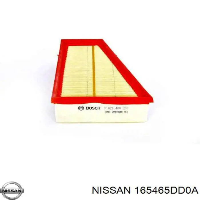 Do koszyka 165465DD0A Nissan/Infiniti Filtr powietrza