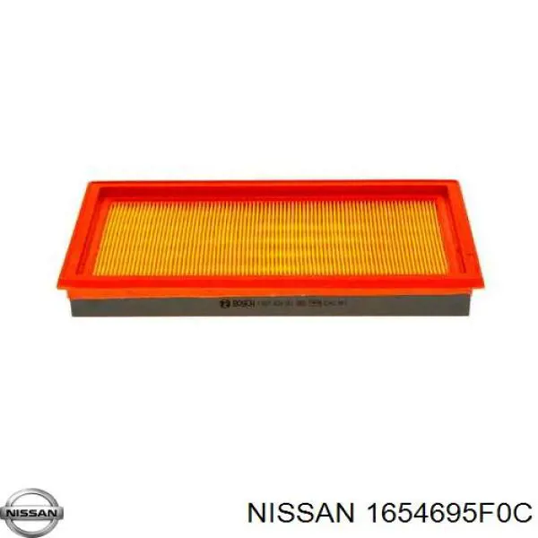 Do koszyka 1654695F0C Nissan/Infiniti Filtr powietrza