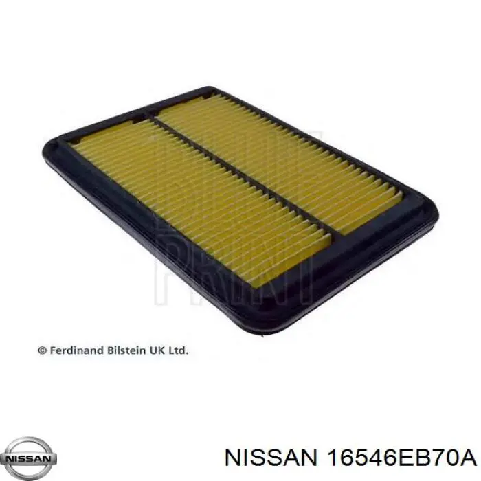 Do koszyka 16546EB70A Nissan/Infiniti Filtr powietrza