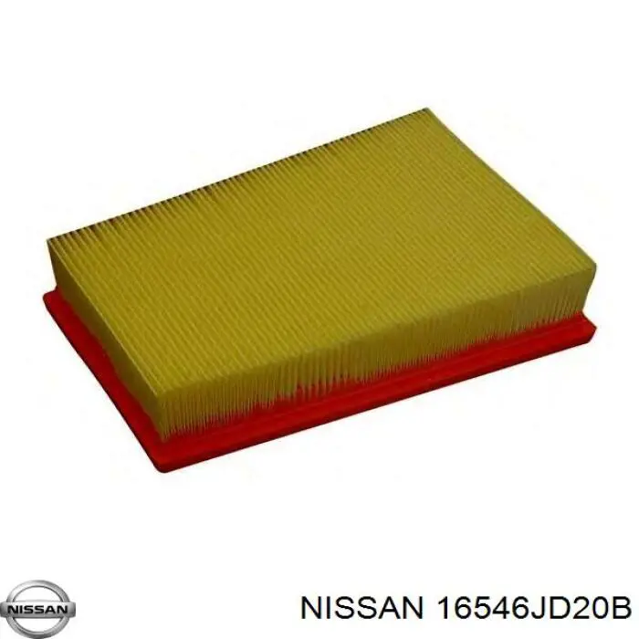 Filtr powietrza Nissan/Infiniti 16546JD20B cena, od 7,71 USD