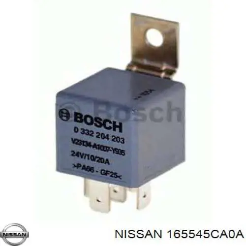 165545CA0A Nissan/Infiniti Kierownica powietrza (deflektor) chłodnicy