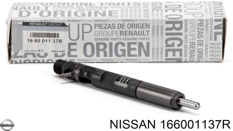 Do koszyka 166001137R Nissan/Infiniti Wtryskiwacz paliwa