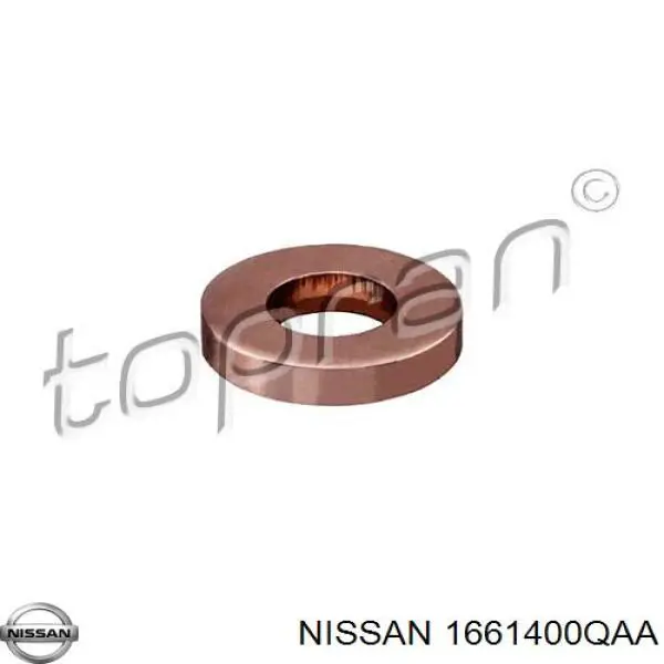 Do koszyka 1661400QAA Nissan/Infiniti Pierścień uszczelniający wtryskiwacza