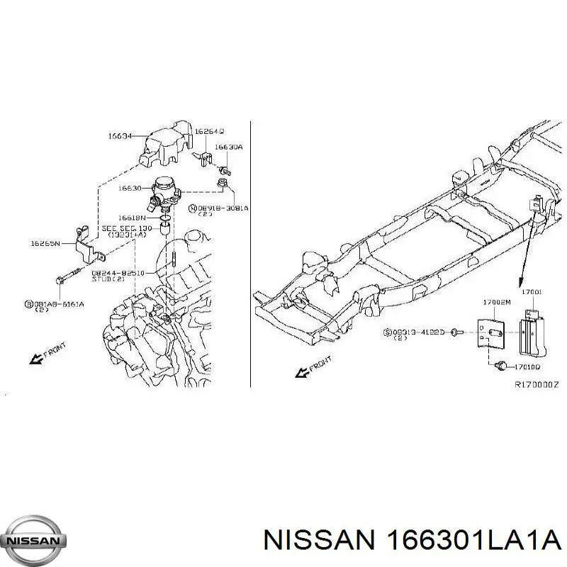 166301LA1A Nissan/Infiniti Pompa wtryskowa wysokiego ciśnienia