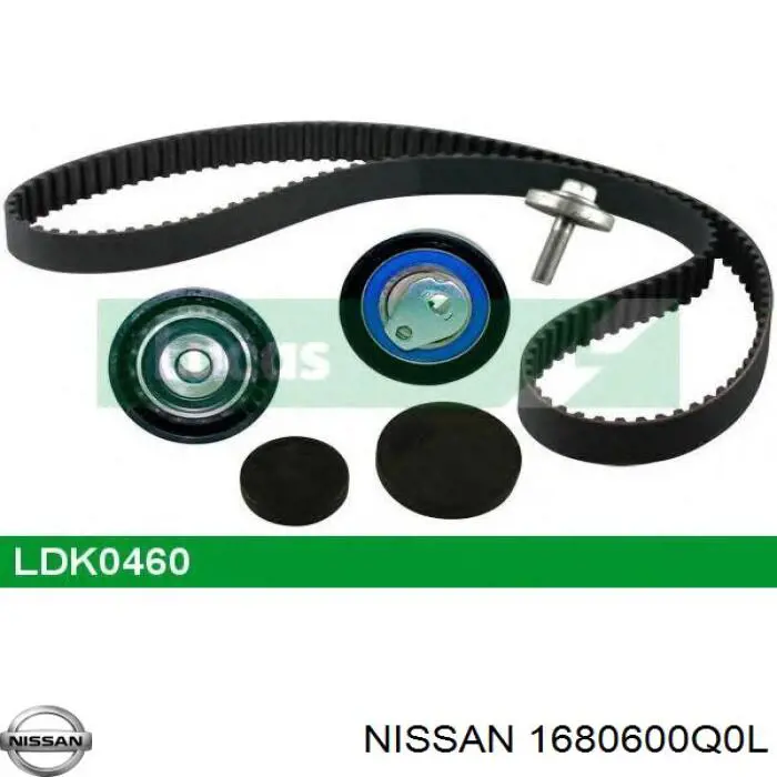 1680600Q0L Nissan/Infiniti Pasek rozrządu, zestaw