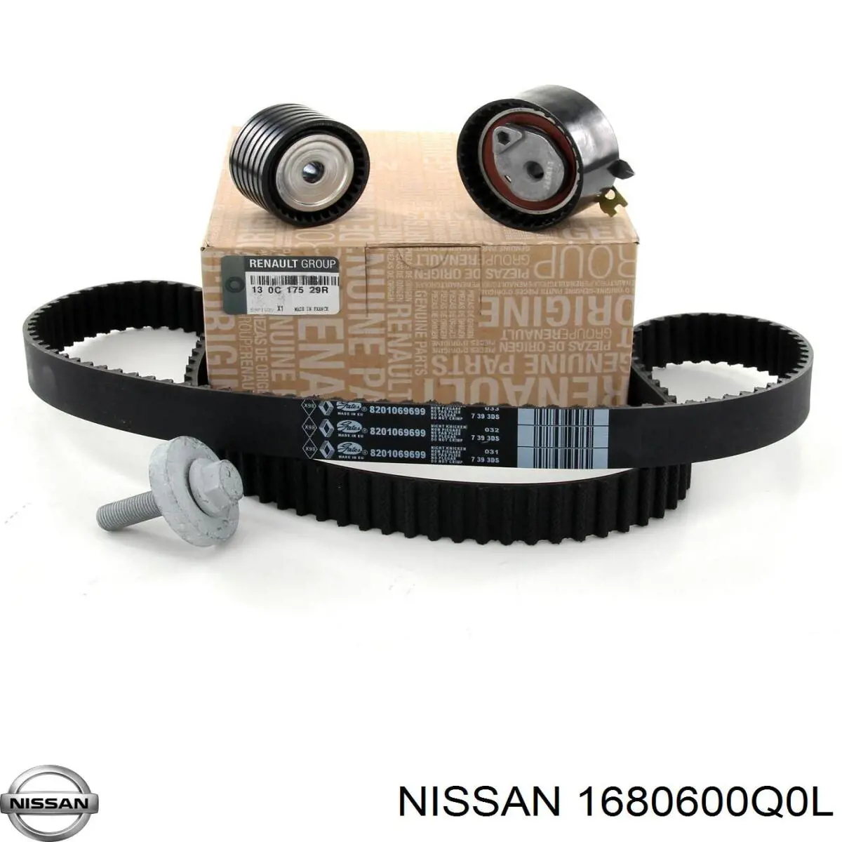 Do koszyka 1680600Q0L Nissan/Infiniti Pasek rozrządu, zestaw