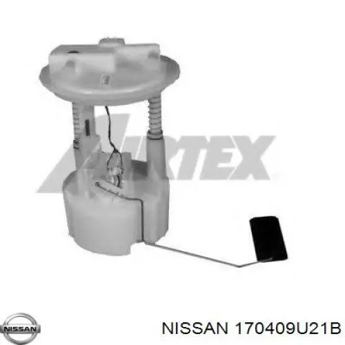 170409U21B Nissan/Infiniti Moduł pompy paliwowej z czujnikiem poziomu paliwa