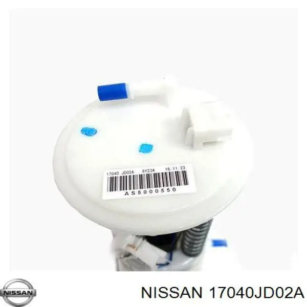 Do koszyka 17040JD02A Nissan/Infiniti Moduł pompy paliwowej z czujnikiem poziomu paliwa