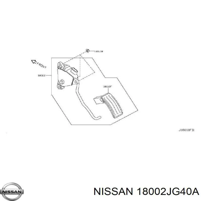 Pedał przyspieszenia (gazu) Nissan X-Trail SUV (T31) (2007 - 2014) cena, od 76,72 USD