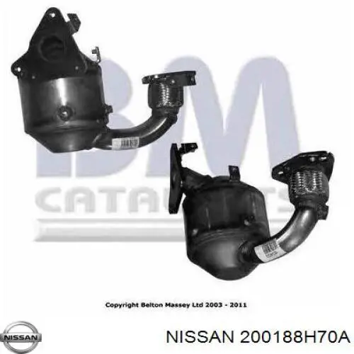 Konwerter-katalizator Nissan/Infiniti 200188H70A cena, od 404,82 USD