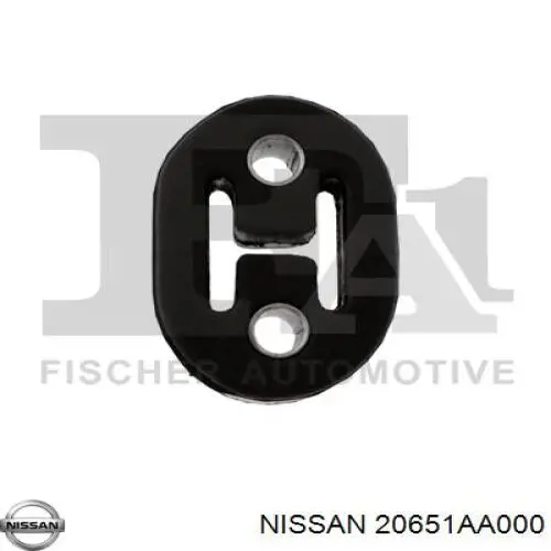 Do koszyka 20651AA000 Nissan/Infiniti Poduszka mocowania tłumika