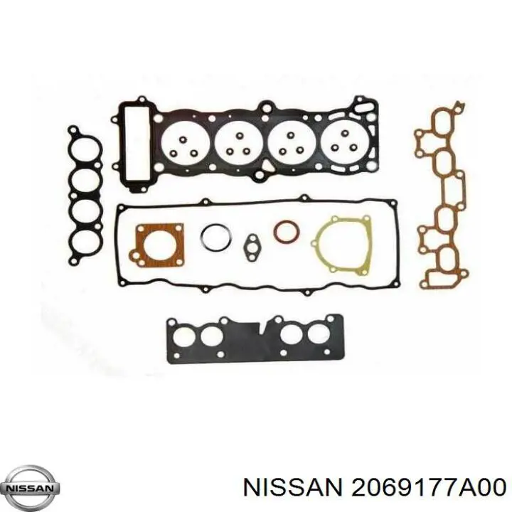 Uszczelka rury odbiornika tłumika 2069177A00 Nissan/Infiniti