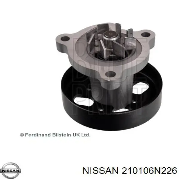 Pompa chłodząca wodna Nissan/Infiniti 210106N226 cena, od 45,35 USD