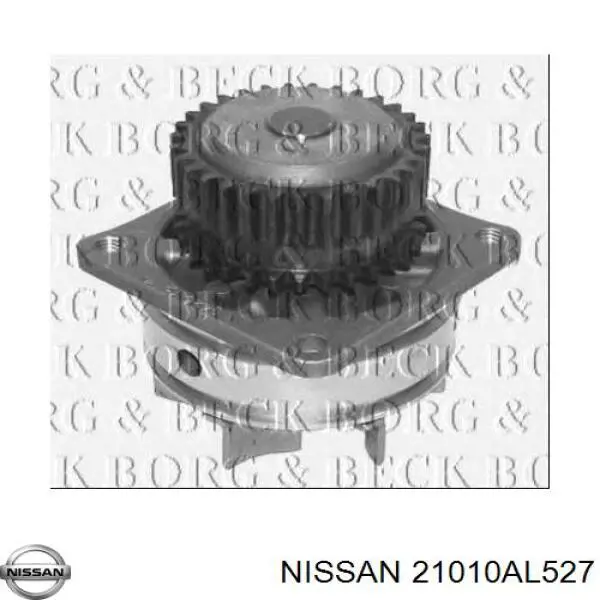 Do koszyka 21010AL527 Nissan/Infiniti Pompa chłodząca wodna
