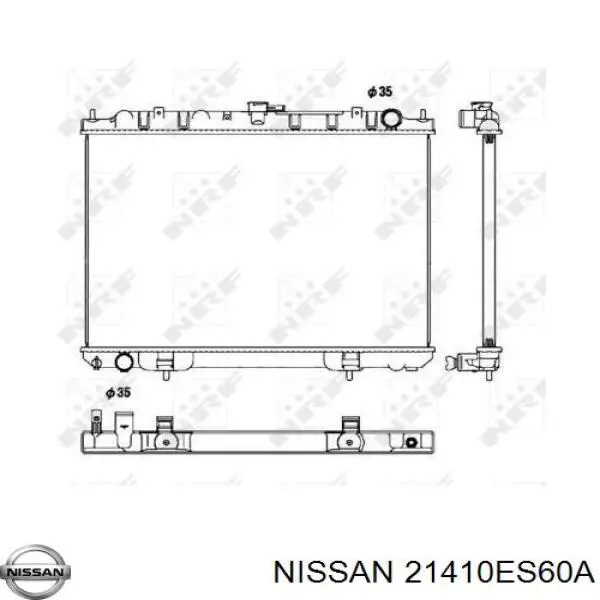 21410ES60A Nissan/Infiniti Chłodnica silnika