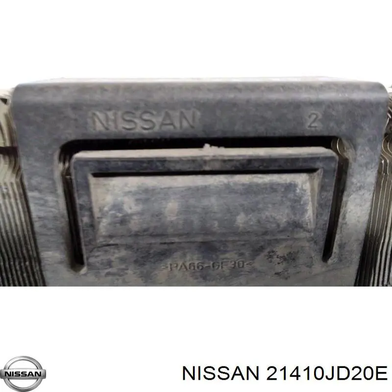 Do koszyka 21410JD20E Nissan/Infiniti Chłodnica silnika