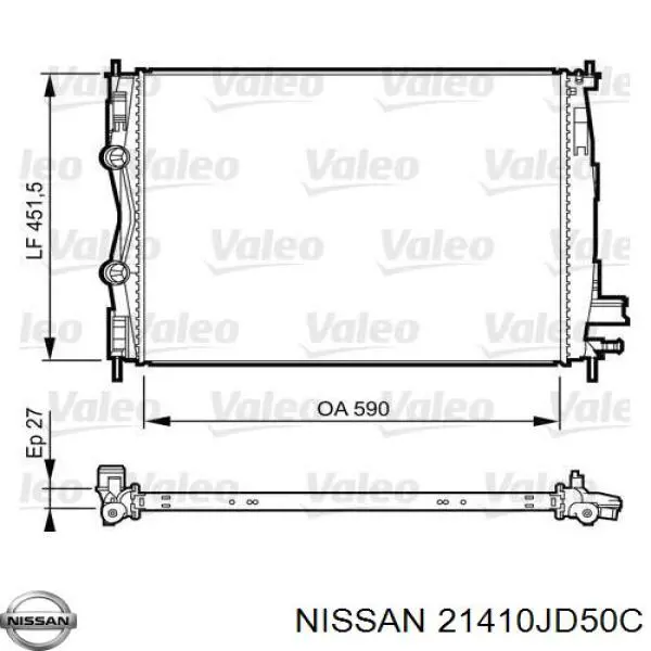 21410JD50C Nissan/Infiniti Chłodnica silnika