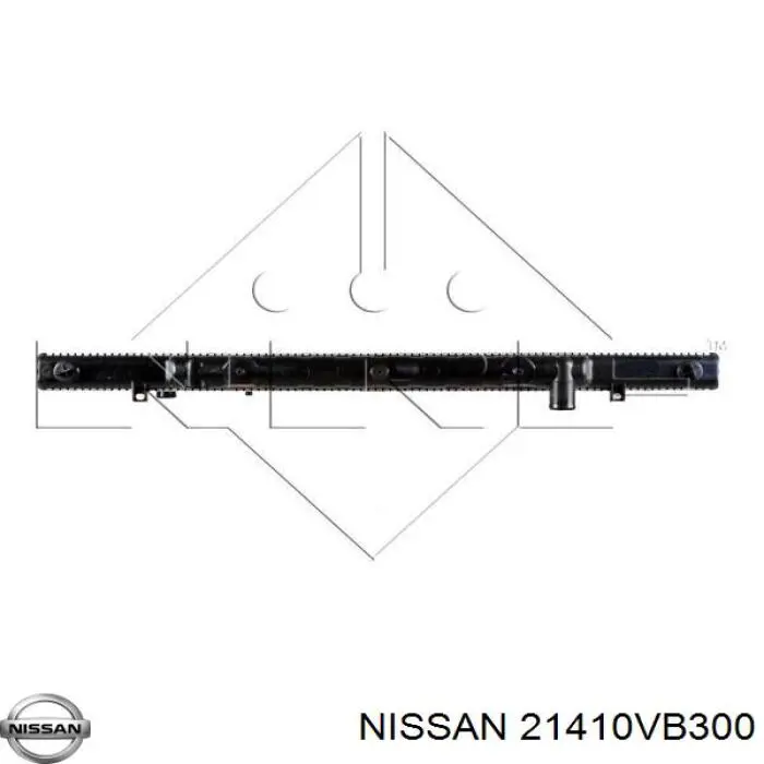 Chłodnica silnika Nissan/Infiniti 21410VB300 cena, od 192,33 USD