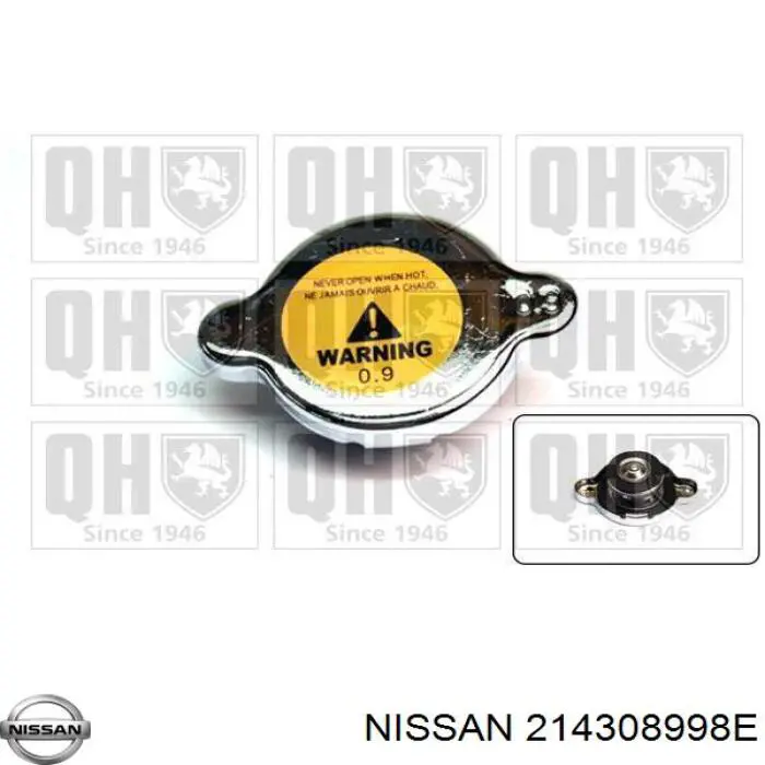 Do koszyka Pokrywa (korek) chłodnicy Nissan JUKE JPN F15