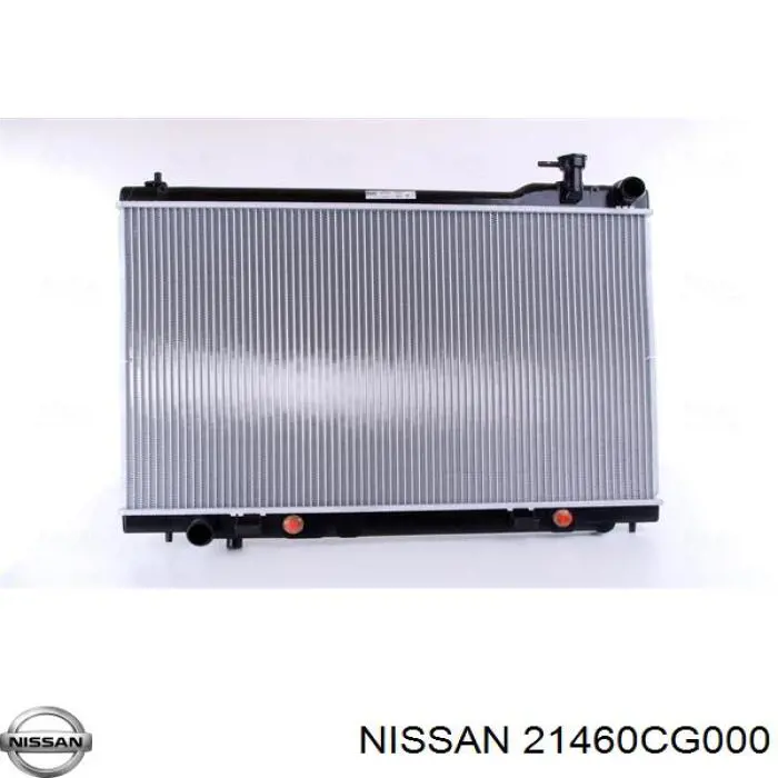 Do koszyka 21460CG000 Nissan/Infiniti Chłodnica silnika