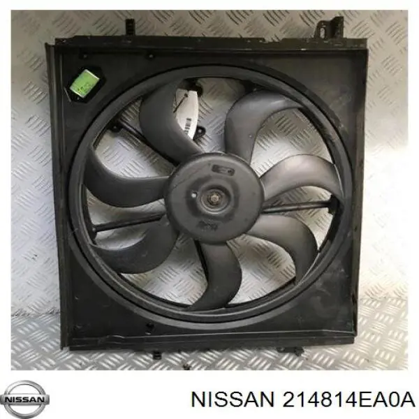 Do koszyka 214814EA0B Nissan/Infiniti Dyfuzor chłodnicy, w komplecie z silnikiem i wirnikiem