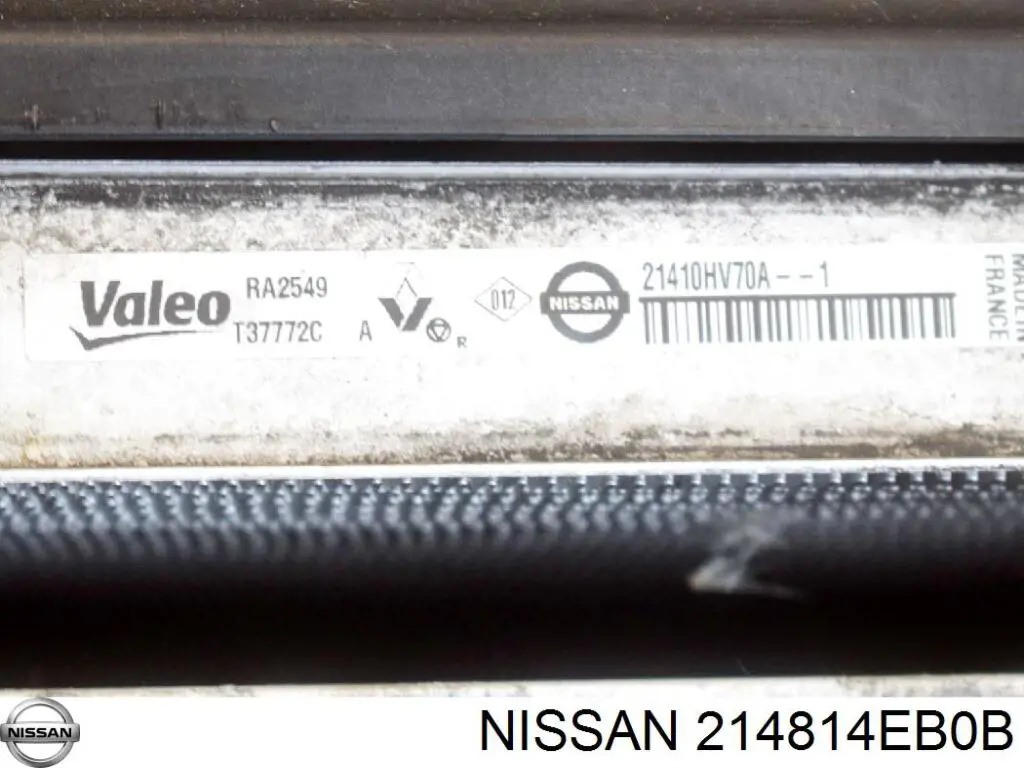 Do koszyka 214814EB0B Nissan/Infiniti Dyfuzor chłodnicy, w komplecie z silnikiem i wirnikiem