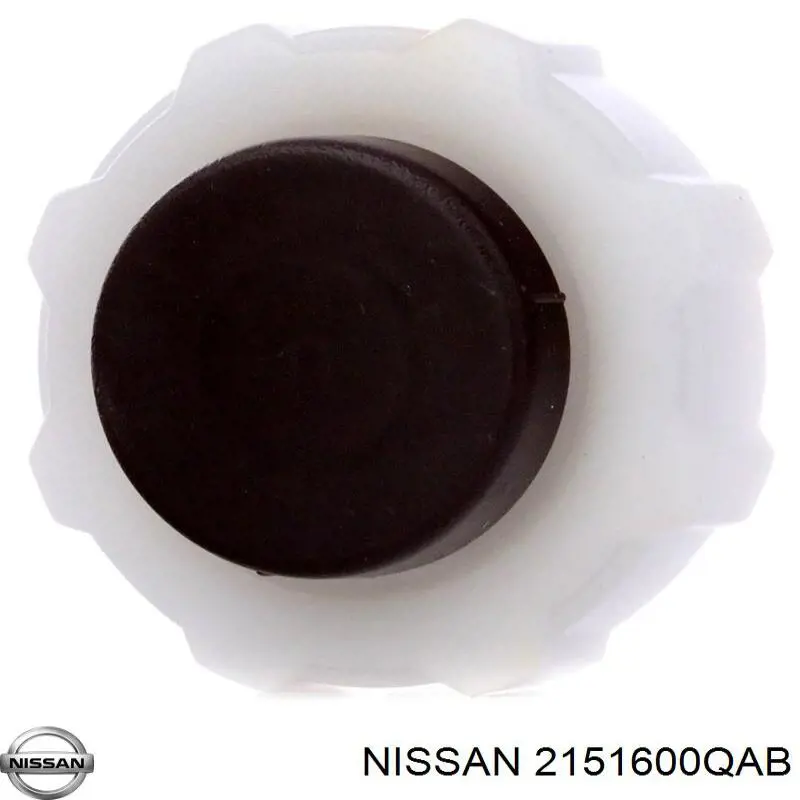 Do koszyka 2151600QAB Nissan/Infiniti Pokrywa (korek) zbiornika wyrównawczego
