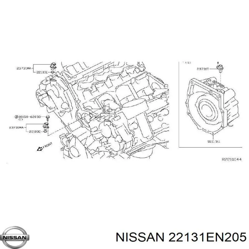  Nissan/Infiniti 22131EN205 cena, od 4,96 USD
