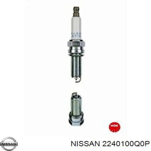 Do koszyka 2240100Q0P Nissan/Infiniti Świeca zapłonowa