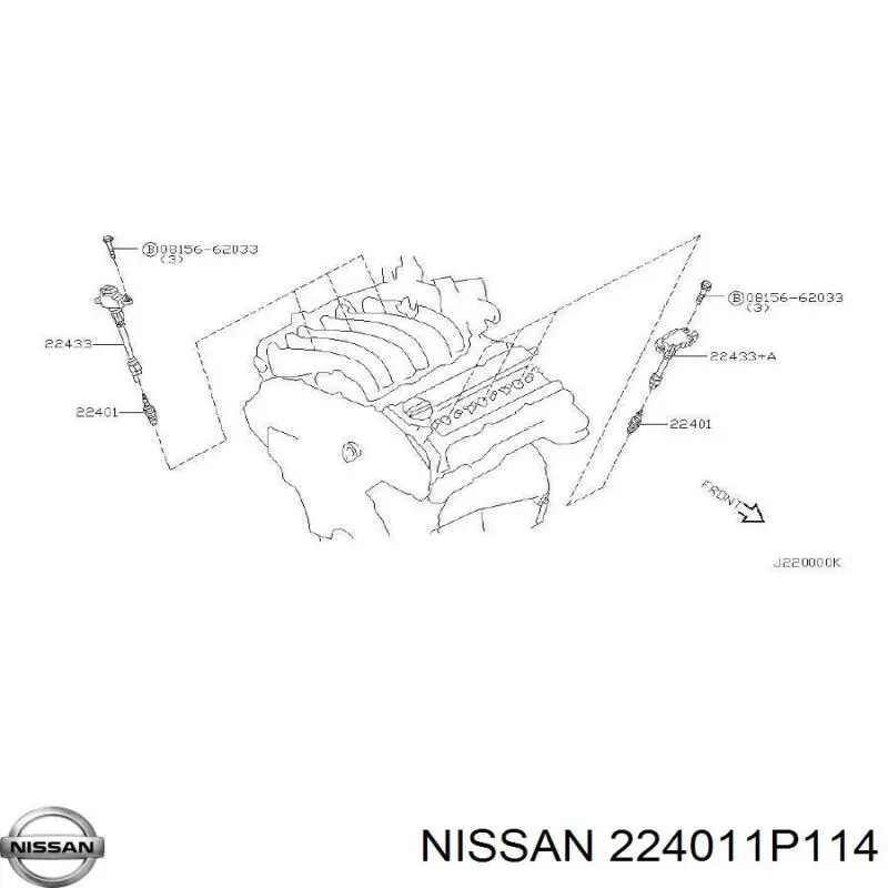 224011P114 Nissan/Infiniti Świeca zapłonowa