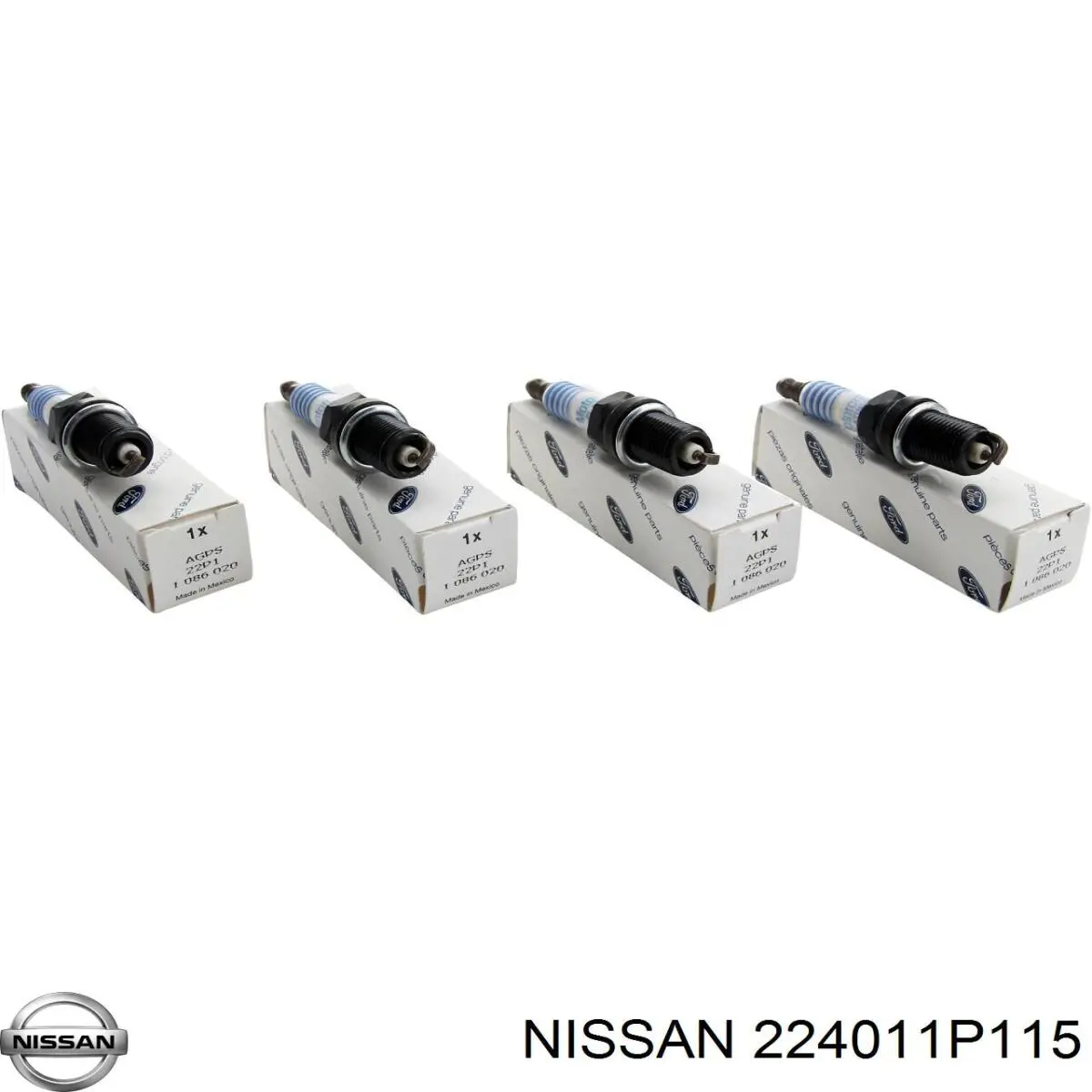 Do koszyka 224011P115 Nissan/Infiniti Świeca zapłonowa