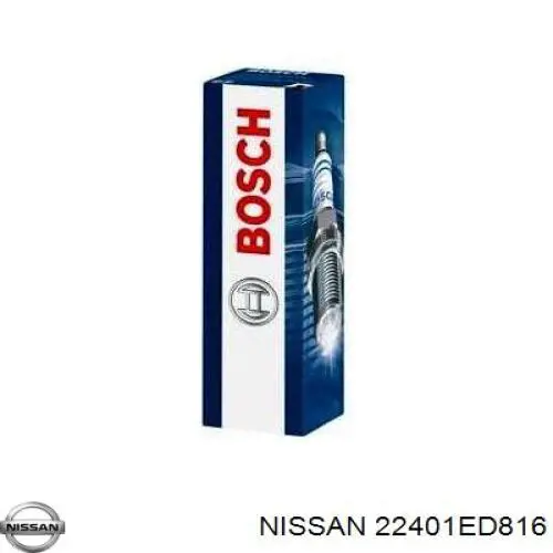 Świeca zapłonowa Nissan/Infiniti 22401ED816 cena, od 15,66 USD