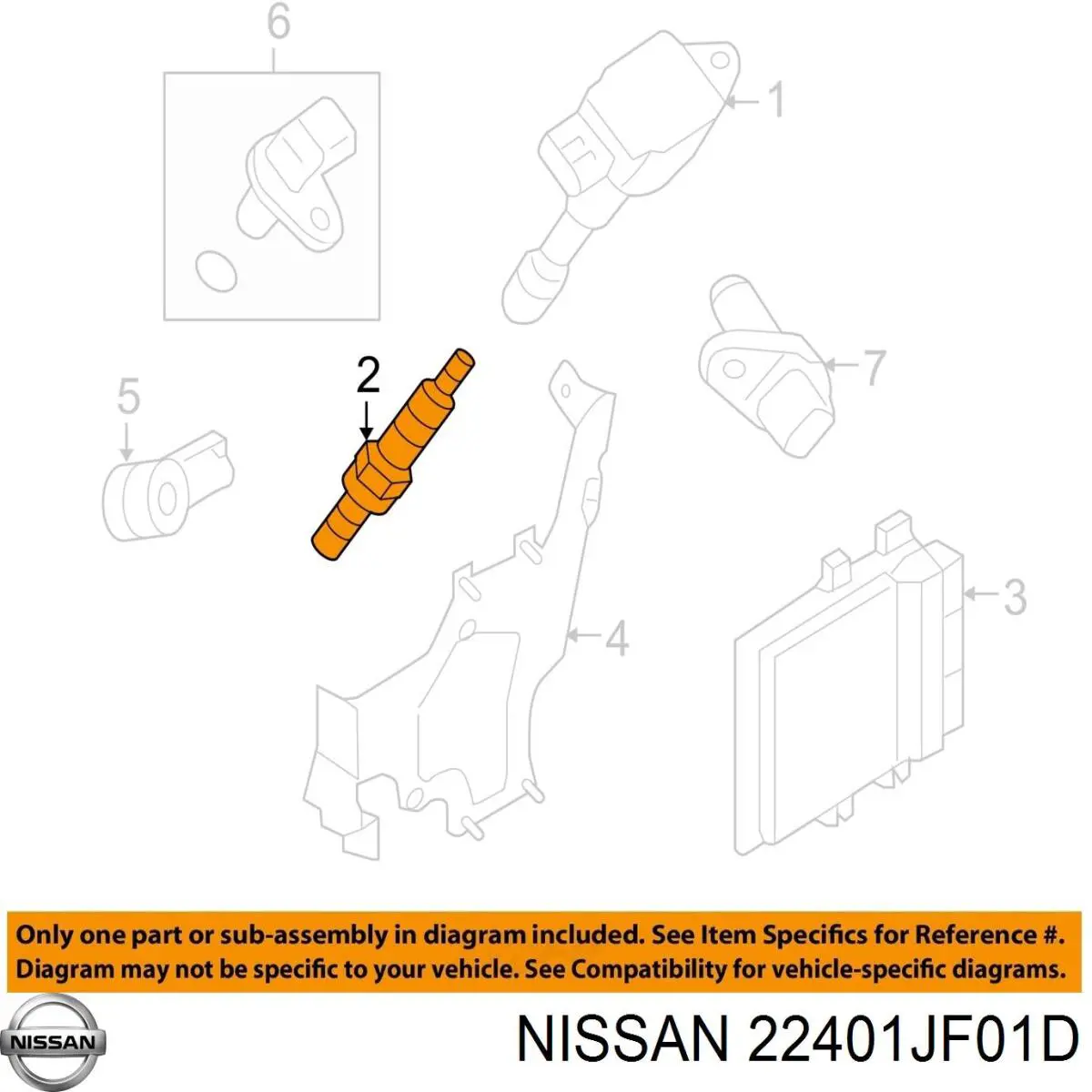 Do koszyka 22401JF01D Nissan/Infiniti Świeca zapłonowa