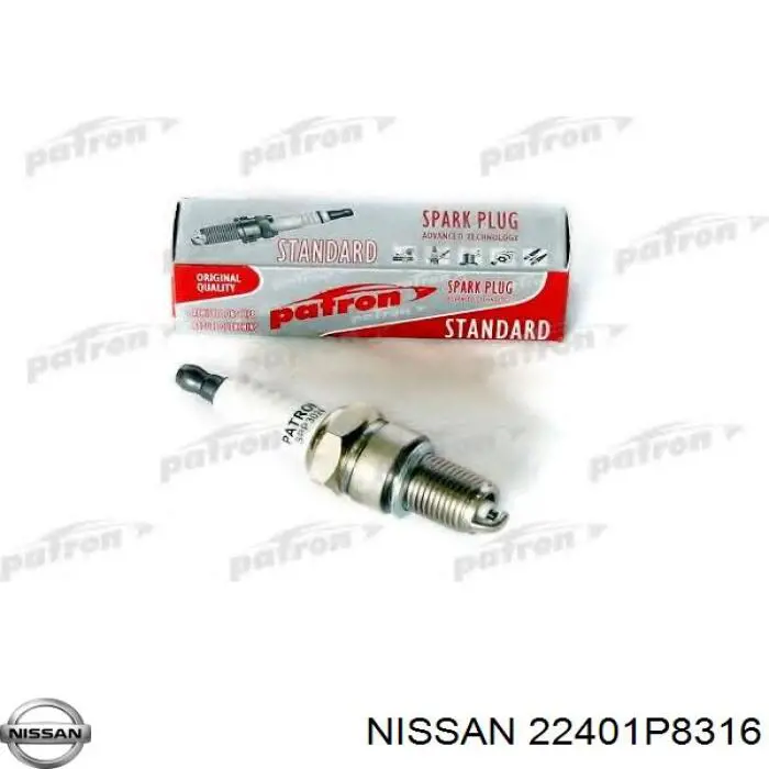 Do koszyka 22401P8316 Nissan/Infiniti Świeca zapłonowa