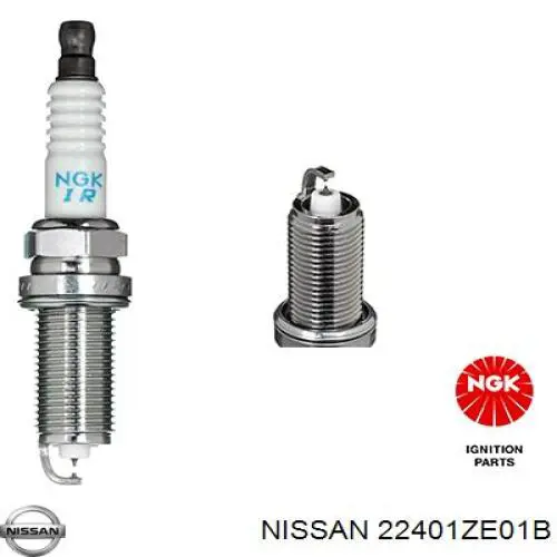 Świeca zapłonowa Nissan/Infiniti 22401ZE01B cena, od 17,15 USD