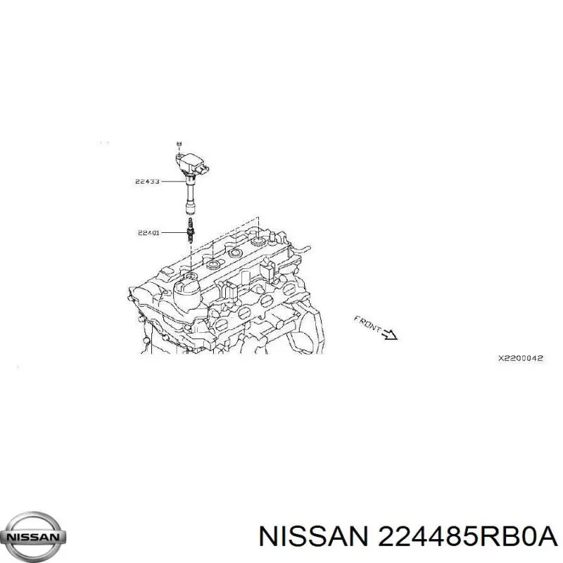 224485RB0A Nissan cewka zapłonowa