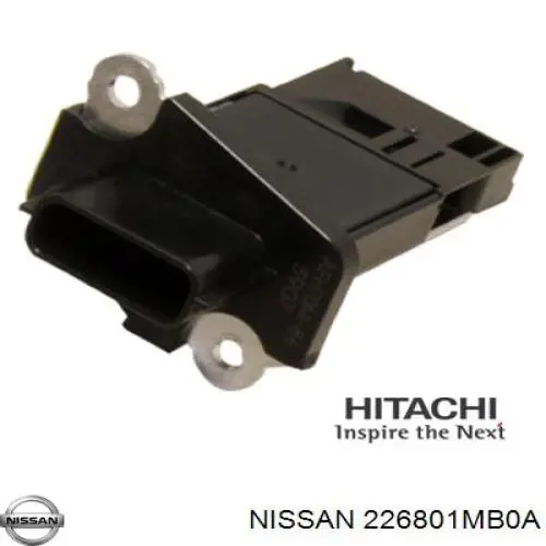 226801MB0A Nissan/Infiniti Czujnik przepływu powietrza, przepływomierz powietrza M.A.F.