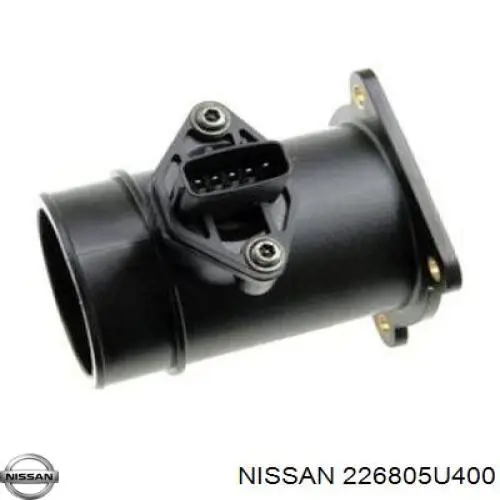 Czujnik przepływu powietrza, przepływomierz powietrza M.A.F. Nissan/Infiniti 226805U400 cena, od 55,81 USD