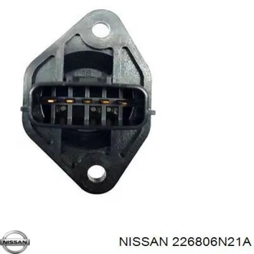 Czujnik przepływu powietrza, przepływomierz powietrza M.A.F. 226806N21A Nissan/Infiniti
