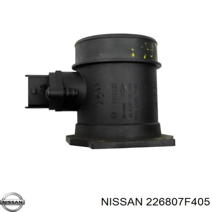 Czujnik przepływu powietrza, przepływomierz powietrza M.A.F. Nissan/Infiniti 226807F405 cena, od 69,81 USD