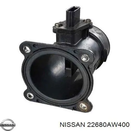 Czujnik przepływu powietrza, przepływomierz powietrza M.A.F. Nissan/Infiniti 22680AW400 cena, od 35,75 USD