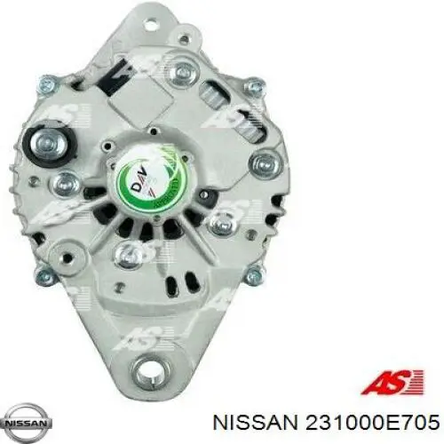 231000E705 Nissan/Infiniti Alternator