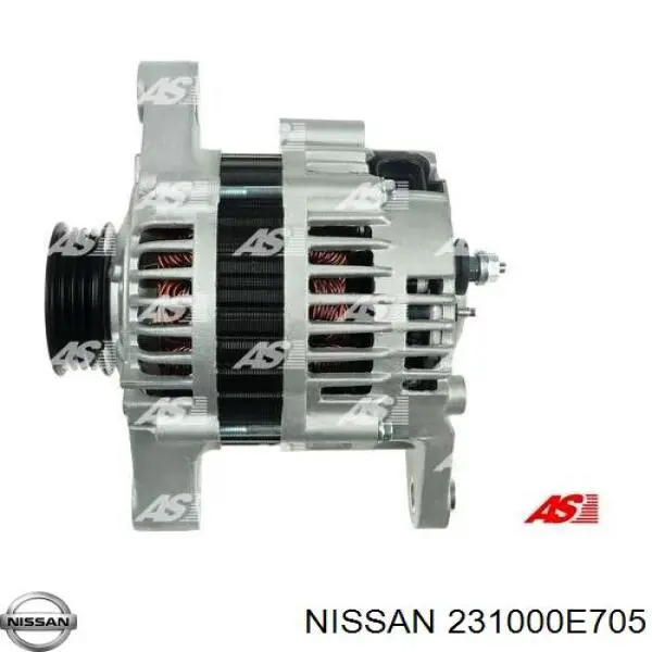 Alternator Nissan/Infiniti 231000E705 cena, od 201,04 USD