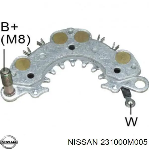 231000M007 Nissan/Infiniti alternator