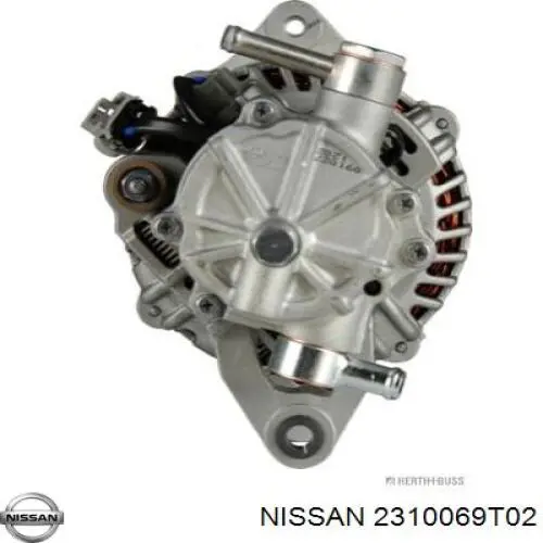 Do koszyka 2310069T02 Nissan/Infiniti Alternator