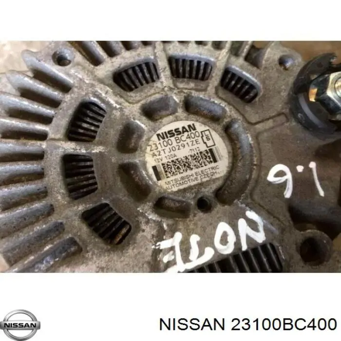 Alternator Nissan/Infiniti 23100BC400 cena, od 93,64 USD