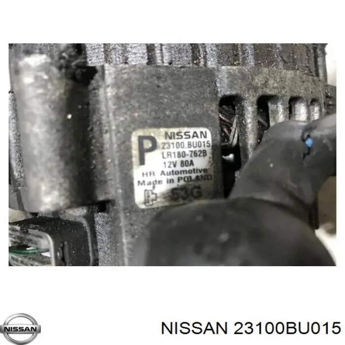 23100BU015 Nissan/Infiniti Alternator