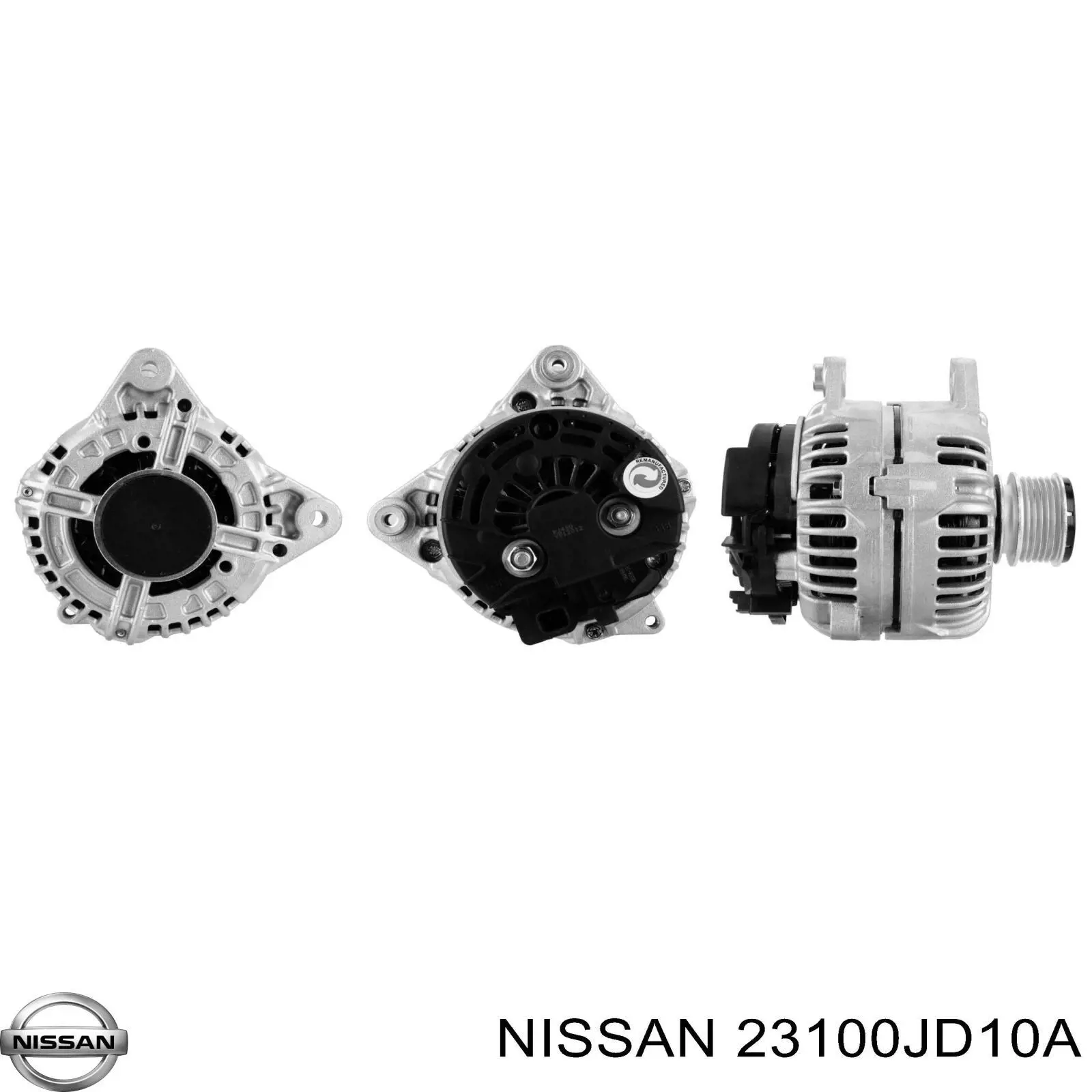 23100JD10A Nissan/Infiniti Alternator