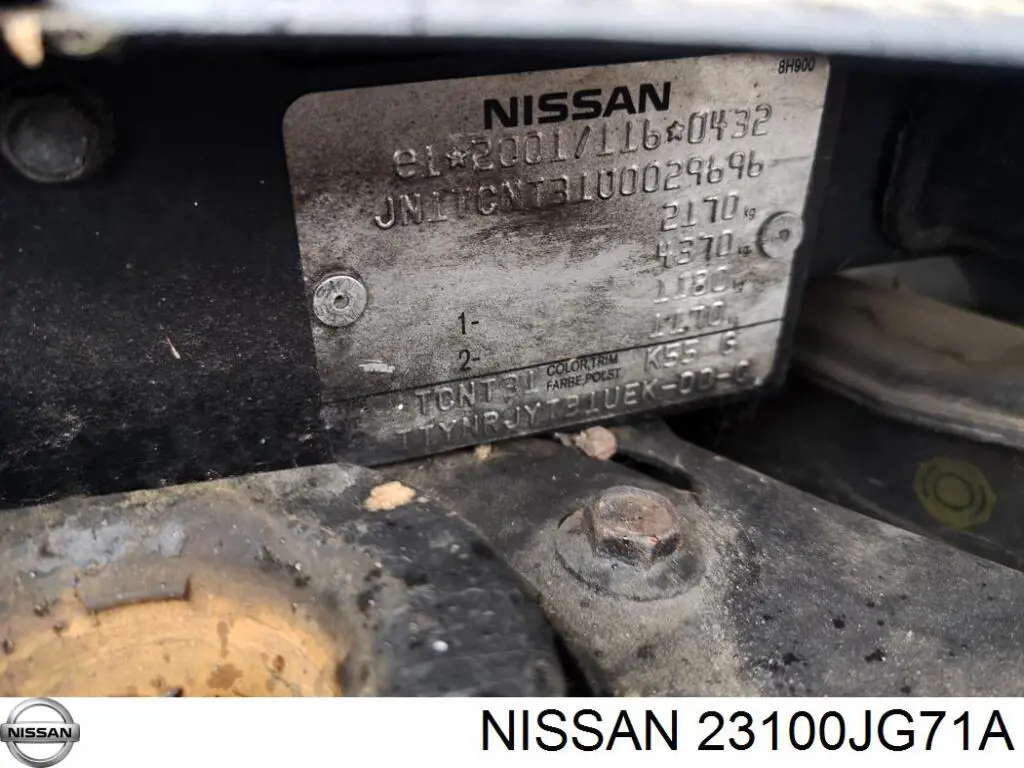 23100JG71A Nissan/Infiniti Alternator